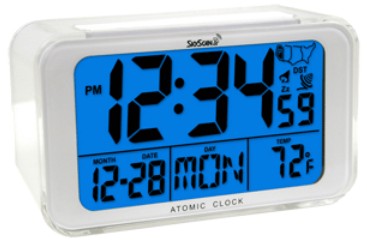 SkyScan Atomic Travel Alarm Clock with temperature at theDEALsite - Save